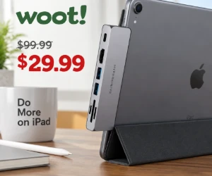 HyperDrive 6-in-1 USB-C Hub for iPad: $29.99, Reference Price $99.99
