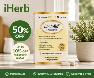 iHerb Wellness Deals: 50% Off LactoBif Probiotics, Up to 10% Off Subscribe & Save & More