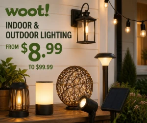 Indoor & Outdoor Lighting at Woot From $8.99 - Seasonal and Everyday Finds for Less