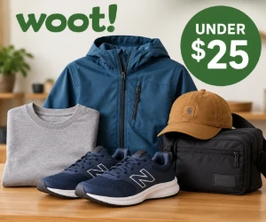 Jackets, Shoes & Accessories Under $25 at Woot