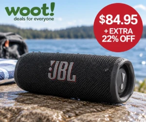 JBL Flip 6 Portable Waterproof Speaker for $84.95 + Extra 22% Off