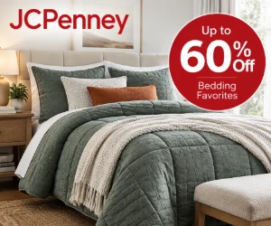 JCPenney Bedding Blowout: Up to 60% Off Cozy Bedroom Favorites