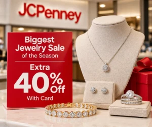 JCPenney Biggest Jewelry Sale of the Season - Extra 40% Off With Card