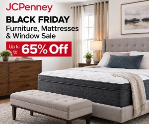 JCPenney Black Friday Furniture, Mattresses & Window Sale: Up to 65% Off