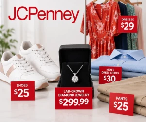 JCPenney Deals: Lab-Grown Diamond Jewelry $299.99, Shoes $25, Dresses $29 & More