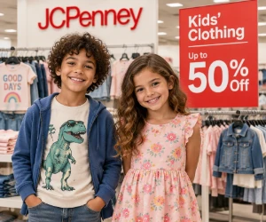 JCPenney Kids' Clothing Sale: Up to 50% Off