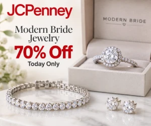 JCPenney Modern Bride Jewelry: 70% Off Today