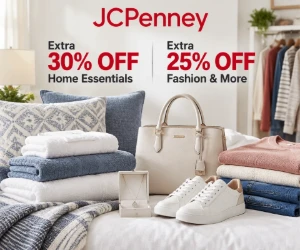 JCPenney Power Penney Deals - Extra 30% Off Home or 25% Off Fashion