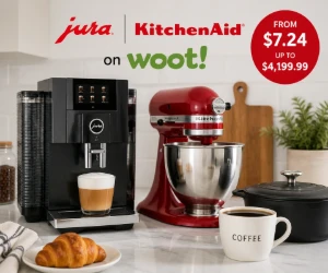 Jura & KitchenAid Kitchen Gear at Woot From $7.24 for Coffee-Bar and Countertop Upgrades