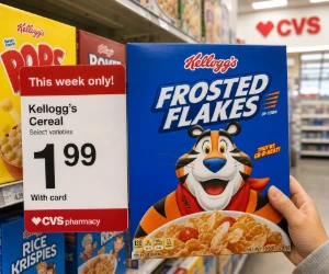 Kellogg's Cereal at CVS for $1.99