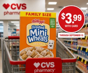 Kellogg’s Family-Size Cereal for $3.99 at CVS - Easy Breakfast Stock-Up