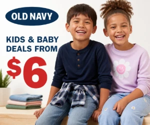 Kids & Baby Deals From $6 at Old Navy - Growing-Kid Basics for Less