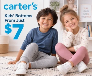 Kids’ Bottoms From Just $7 at Carter’s
