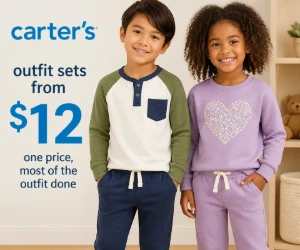 Kids’ Outfit Sets From $12 at Carter’s - One Price, Most of the Outfit Done