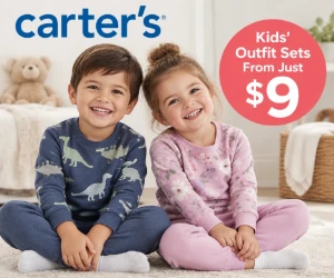 Kids’ Outfit Sets From Just $9 at Carter’s