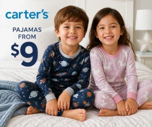Kids’ Pajamas From $9 at Carter’s - Bedtime Basics Under $10