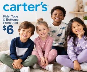 Kids' Tops & Bottoms From Just $6 at Carter's