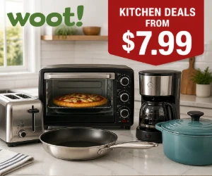 Kitchen Deals at Woot From $7.99 - Small Appliances & Cooking Gear for Less