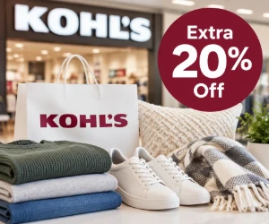 Kohl’s Extra 20% Off - Stack More Savings on Your Cart