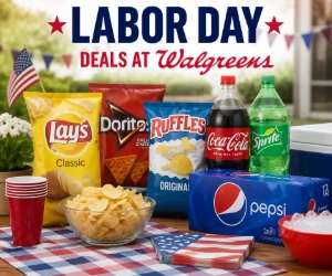 Labor Day Hosting Deals at Walgreens - Stock Up on Snacks & Drinks for Less