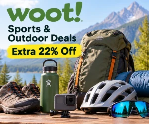 Last Chance Sports & Outdoor Deals + Extra 22% Off at Woot