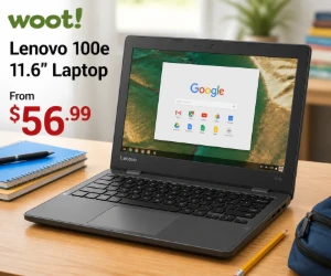 Lenovo 100e 11.6" Laptops From $56.99 at Woot - A Real Laptop Under $70