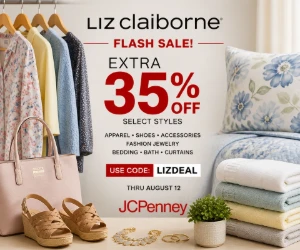 Liz Claiborne Flash Sale at JCPenney - Extra 35% Off