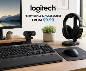Logitech Peripherals & Accessories From $9.99 at Woot - Upgrade the Desk for Less