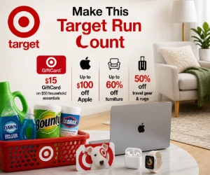 Make This Target Run Count: $15 GiftCard on Household Essentials, Up to $100 Off Apple & More