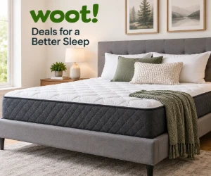 Mattresses, Bed Frames & Bedroom Comfort Deals at Woot