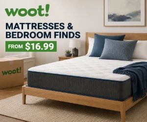 Mattresses & Bedroom Finds at Woot From $16.99 - Sleep Upgrades for Less