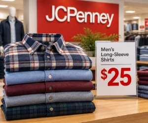 Men’s Long-Sleeve Shirts for Just $25 at JCPenney