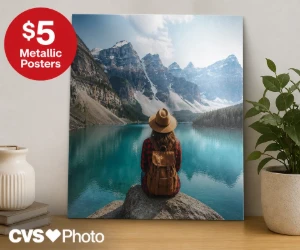 Metallic Posters for $5 at CVS Photo - Turn a Favorite Shot Into Wall Art for Almost Nothing