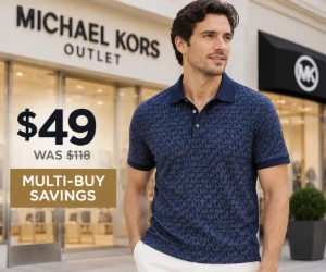 Michael Kors Outlet Greenwich Logo Polo: $49 + Multi-Buy Savings