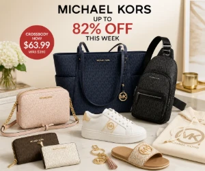 Michael Kors This Week: 82% Off a Greenwich Crossbody, 78% Off a Cooper Sling Pack, 75% Off a Voyager Tote & More