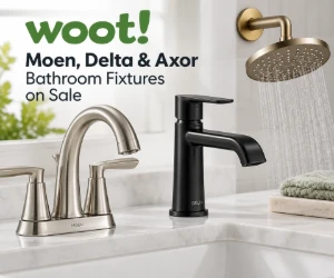 Moen, Delta & Axor Bathroom Fixtures on Sale at Woot