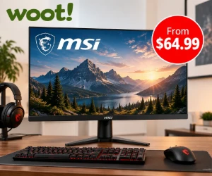 MSI Monitors From $64.99: Gaming & PC Display Deals at Woot
