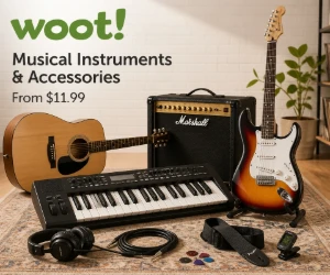 Musical Instruments & Accessories From $11.99 at Woot