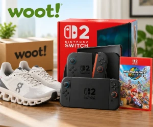 Nintendo Switch 2 Bundle $479, On Shoes Extra 20% Off, Woot-Off Finds From $1 & More - Woot Deals