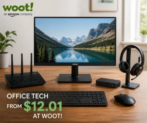 Office Tech From $12.01 at Woot - Monitors, Routers & More for the Desk