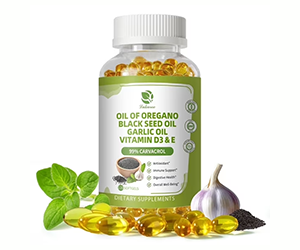 Oil of Oregano Softgels With Black Seed Oil at Walmart for $13.99 - Save $15