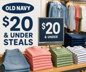 Old Navy $20 & Under Steals - Hit the Cheapest Section First