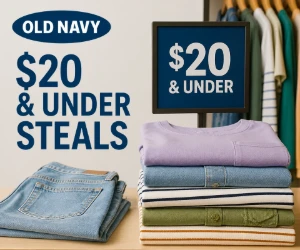 Old Navy $20 & Under Steals - Hunt Down the Cheapest Picks First