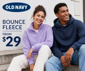 Old Navy Bounce Fleece From $29 - Get the Cozy Layer Before Cooler Mornings Hit