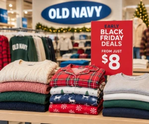 Old Navy Early Black Friday Deals: Sweaters, Pajamas & Tops From Just $8