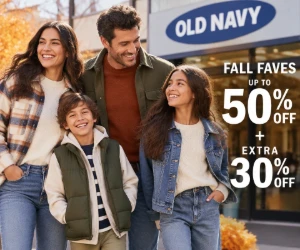 Old Navy Fall Faves: Up to 50% Off + Extra 30% Off