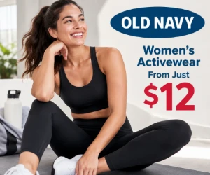 Old Navy Women’s Activewear From Just $12