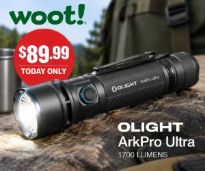 OLIGHT ArkPro Ultra 1700-Lumen Flashlight for $89.99 at Woot