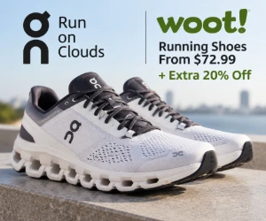 On Running Shoes From $72.99 at Woot + Extra 20% Off