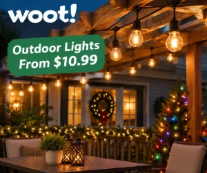 Outdoor String Lights & Holiday Decorations From $10.99 at Woot